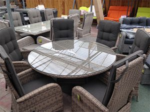 Reclining Rattan Dining Sets - 4 Seater & 6 Seater Dining Sets