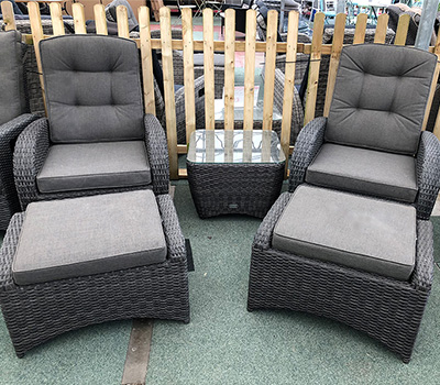 Weatherproof shop wicker chairs